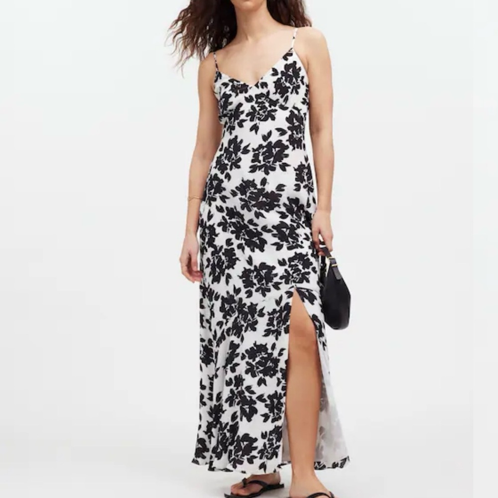 Madewell Smocked Sleeveless Maxi Dress
